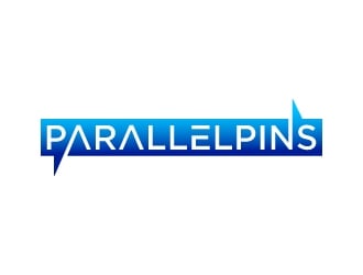 parallelpins logo design by mewlana