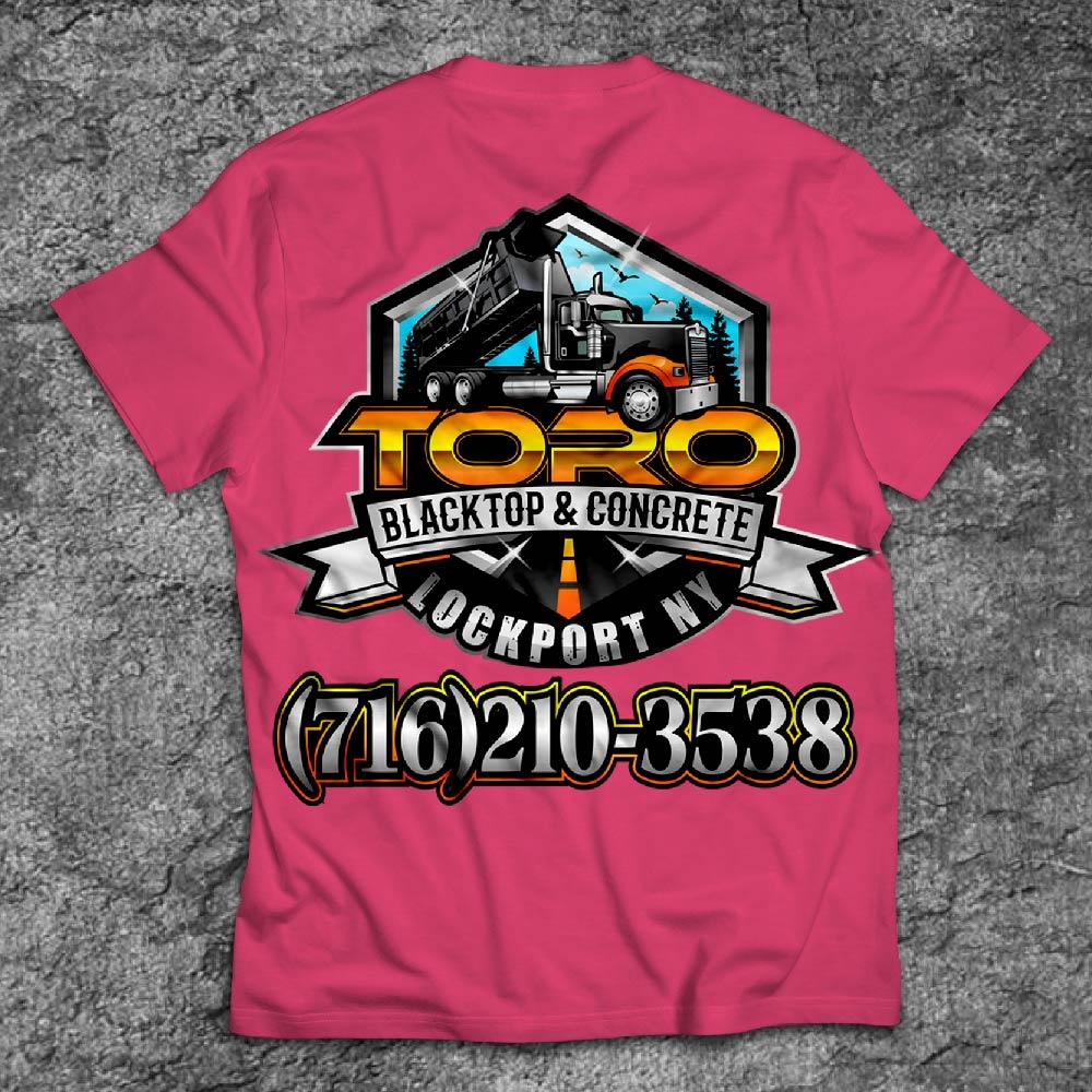 Toro Blacktop & Concrete logo design by dorijo