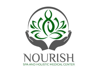 Nourish logo design by robiulrobin