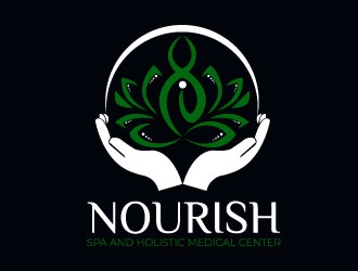 Nourish logo design by robiulrobin
