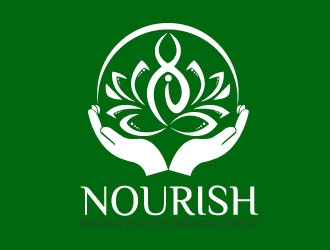 Nourish logo design by robiulrobin