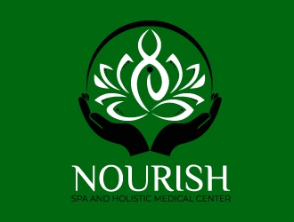 Nourish logo design by robiulrobin