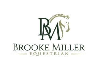 Brooke Miller Equestrian logo design by jaize