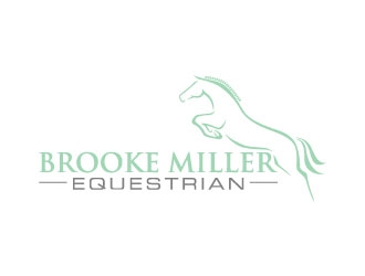 Brooke Miller Equestrian logo design by daywalker