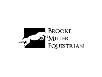 Brooke Miller Equestrian logo design by Greenlight