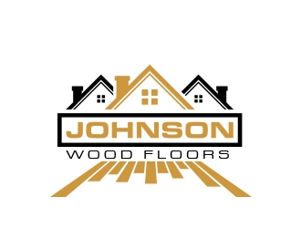 Johnson Wood Floors logo design by MarkindDesign