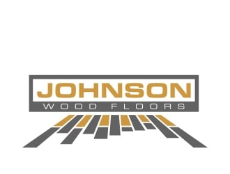 Johnson Wood Floors logo design by MarkindDesign