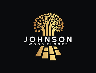 Johnson Wood Floors logo design by logolady