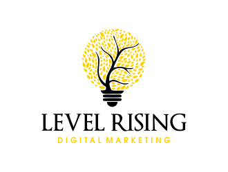 Level Rising Digital Marketing logo design by JessicaLopes