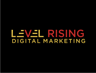 Level Rising Digital Marketing logo design by BintangDesign