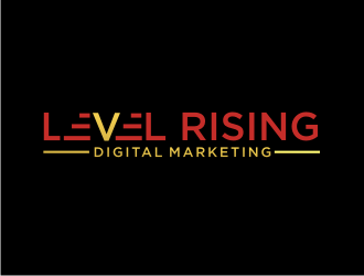 Level Rising Digital Marketing logo design by BintangDesign