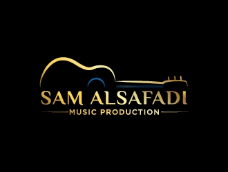 Sam Alsafadi Music Production logo design by Creativeminds