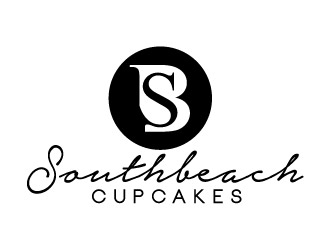 SouthBeach Cupcakes logo design by REDCROW