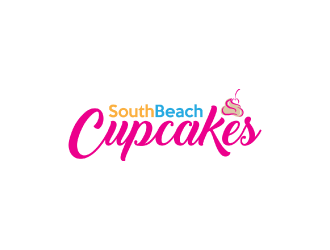 SouthBeach Cupcakes logo design by nona