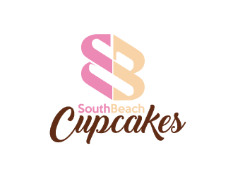SouthBeach Cupcakes logo design by nona