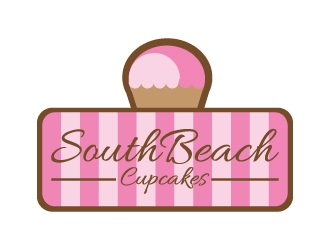 SouthBeach Cupcakes logo design by karjen