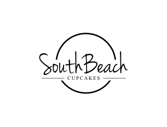 SouthBeach Cupcakes logo design by Barkah