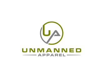 Unmanned Apparel logo design by bricton