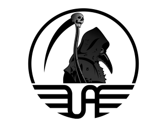 Unmanned Apparel logo design by Kruger