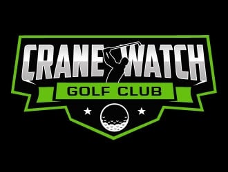 Golf Course operator. The new name is Crane Watch Golf Club.  logo design by Benok
