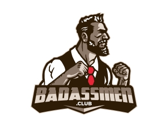 BadAssMen.Club logo design by ganesart