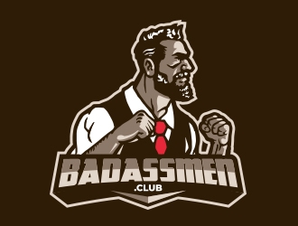 BadAssMen.Club logo design by ganesart