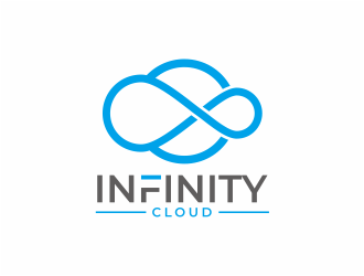 Infinity Cloud logo design by mutafailan