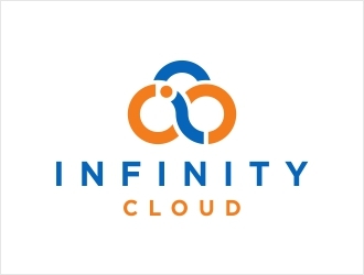 Infinity Cloud logo design by Shabbir