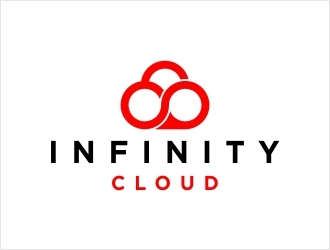 Infinity Cloud logo design by Shabbir