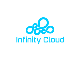Infinity Cloud logo design by Dhieko