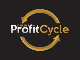 Online Profit Cycle logo design by enan+graphics