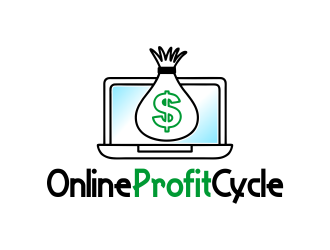 Online Profit Cycle logo design by Gwerth