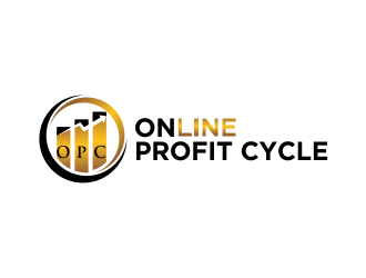 Online Profit Cycle logo design by done
