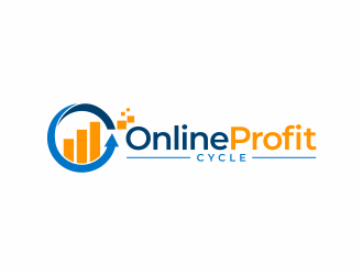 Online Profit Cycle logo design by mutafailan