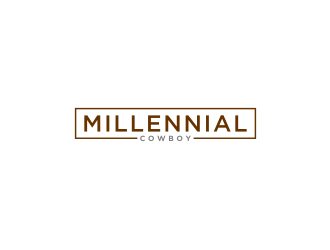 Millennial Cowboy logo design by bricton