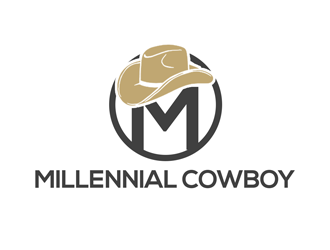 Millennial Cowboy logo design by kunejo