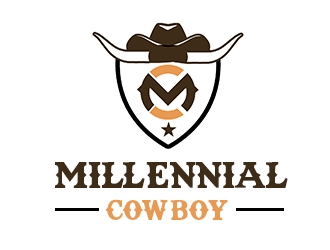Millennial Cowboy logo design by PrimalGraphics