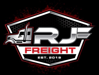 RJF Freight logo design by REDCROW