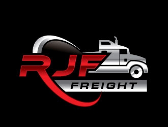 RJF Freight logo design by invento