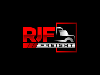 RJF Freight logo design by fastsev