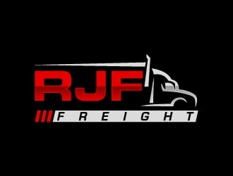 RJF Freight logo design by dibyo