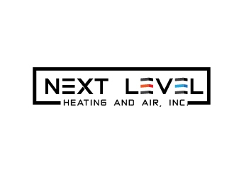 NEXT LEVEL HEATING AND AIR, INC. logo design by Cyds
