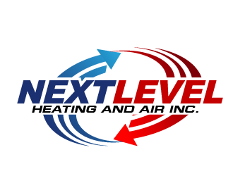 NEXT LEVEL HEATING AND AIR, INC. logo design by THOR_