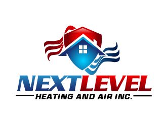NEXT LEVEL HEATING AND AIR, INC. logo design by THOR_