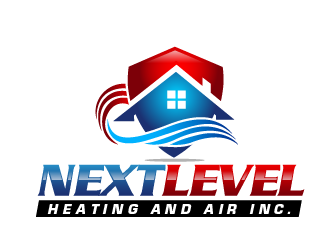 NEXT LEVEL HEATING AND AIR, INC. logo design by THOR_