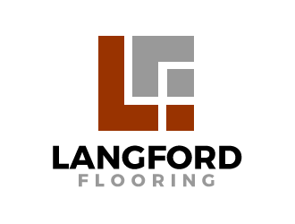 Langford Flooring logo design by Coolwanz