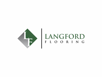 Langford Flooring logo design by santrie