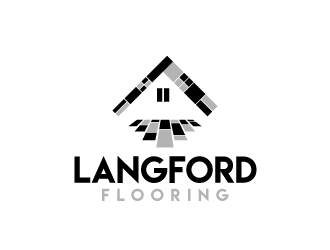 Langford Flooring logo design by Rock