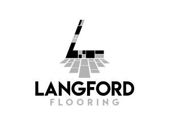 Langford Flooring logo design by Rock