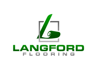 Langford Flooring logo design by Rock
